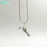 Pirate Gun Punk 925 Sterling Silver Pendant For Men Women