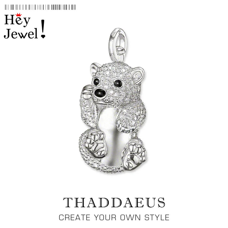 Pendant Polar Bear 2021 Summer Fine Jewelry Europe Bijoux Accessories Gift Women