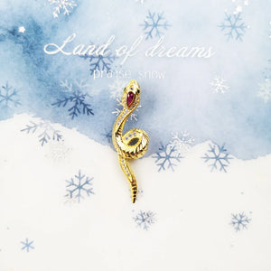 Snake Pendant 925 Silver Golden Necklace Jewelry Europe Style Bijoux Gift