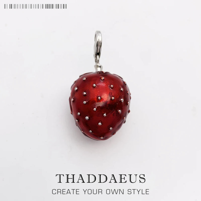 Pendant Red Strawberry Locket,2019 Love Jewelry Europe Bijoux Accessories