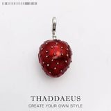 Pendant Red Strawberry Locket,2019 Love Jewelry Europe Bijoux Accessories