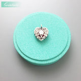 Red Winged Heart 925 Silver Zirconia Pendant For Women Gift Europe Key Chains