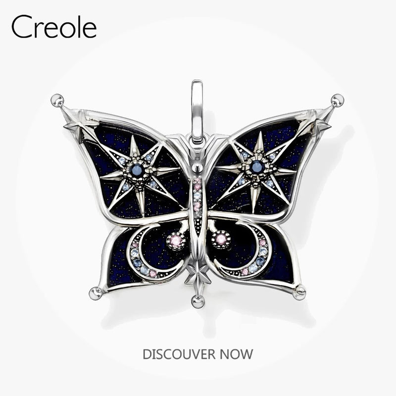 Romantic Butterfly Star & Moon 925 Silver Jewelry