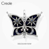 Romantic Butterfly Star & Moon 925 Silver Jewelry