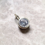 925 Sterling Silver Crystal Pendant Necklace