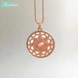 Royal Lotos Amulet Mother-of-pearl & Rose Pure For Women