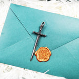 Royal Sword Zircon Stone 925 Silver Necklace Fine Jewelry