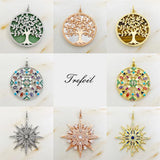 925 Sterling Silver Tree Amulet Pendant Necklace Gift For Women Girls