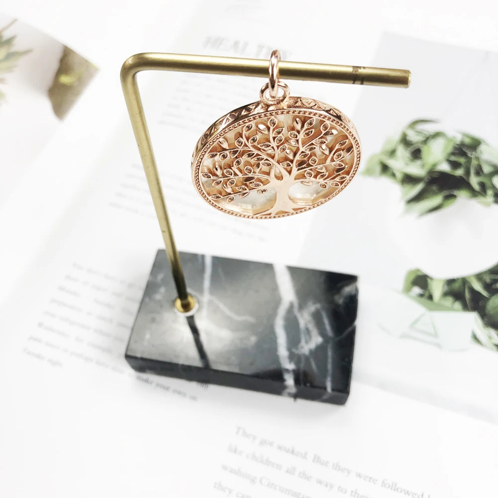 925 Sterling Silver Tree Amulet Pendant Necklace Gift For Women Girls
