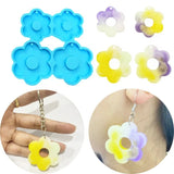Silicone Flower Earring Mold for DIY Jewelry Making