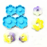 Silicone Flower Earring Mold for DIY Jewelry Making