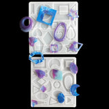 Silicone Mold Drop Earring Craft DIY Charms Necklace Keychain Crystal Resin Jewe