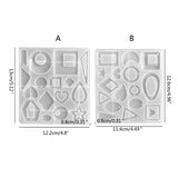Silicone Mold Drop Earring Craft DIY Charms Necklace Keychain Crystal Resin Jewe