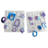 Silicone Mold Drop Earring Craft DIY Charms Necklace Keychain Crystal Resin Jewe