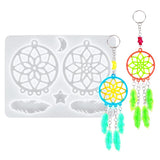 Silicone Mould Keychain Epoxy Resin Molds Jewelry Casting Crafts