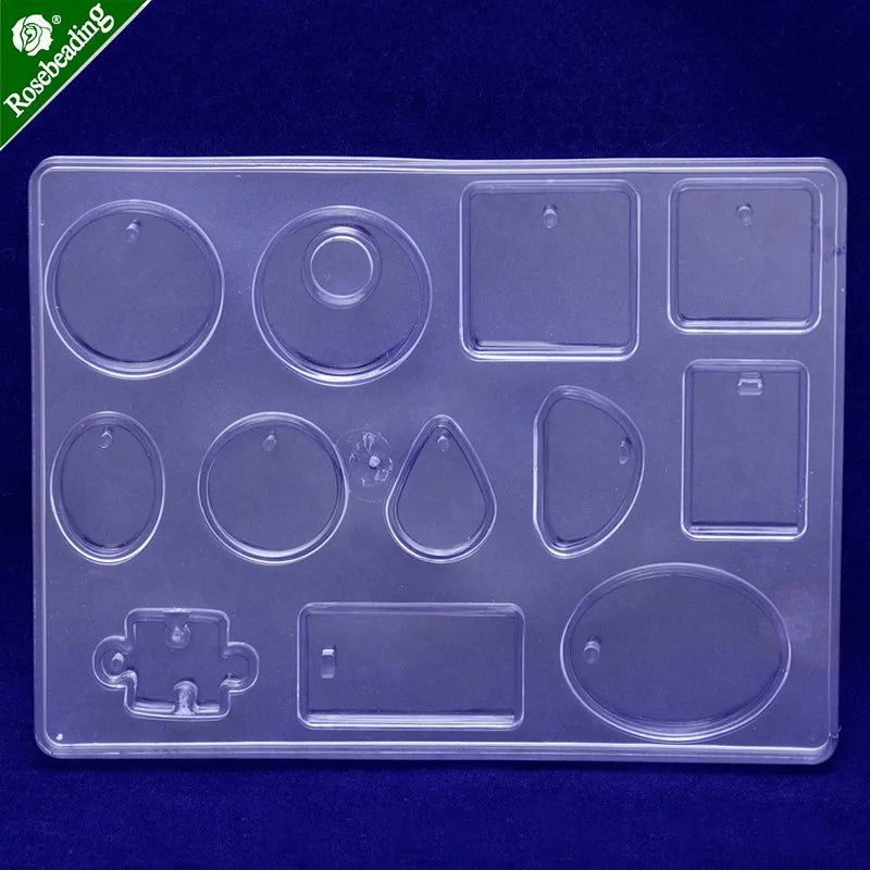 Silicone Pendant Mold for DIY Crafts 153x113mm