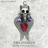Skull King 925 Sterling Silver Pendant