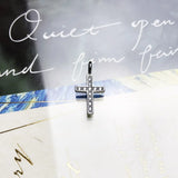 925 Sterling Silver Pendant Small Cross Faith Jewelry Gift