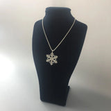 Snow Flake Pendant 925 Silver Zircon Stones Women Jewelry Romantic Gift