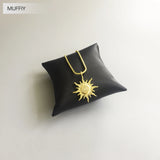 925 Silver Golden Pendant with Zirconia, European Styling