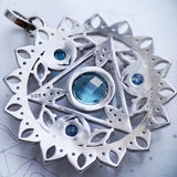 Throat Chakra 925 Silver Jewelry Gift For Women