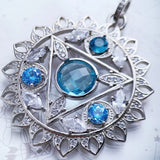 Throat Chakra 925 Silver Jewelry Gift For Women