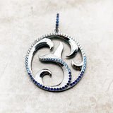 925 Sterling Silver Dolphin Pendant Tail Fin And Wave Fine Jewelry Cheerful Gift