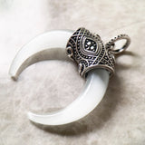 Tiger Tooth Pendant 925 Sterling Silver Jewelry for Women