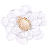 Oval Pendant Trays Bezel Jewelry Blanks Setting Base Frame Metal Charms