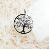 Pendant Tree 925 Sterling Silver Necklace Europe Style Bijoux Romantic Gift