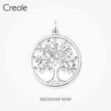 Pendant Tree 925 Sterling Silver Necklace Europe Style Bijoux Romantic Gift