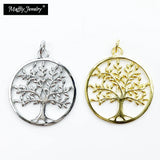 Pendant Tree 925 Sterling Silver Golden Rose Jewelry Accessories