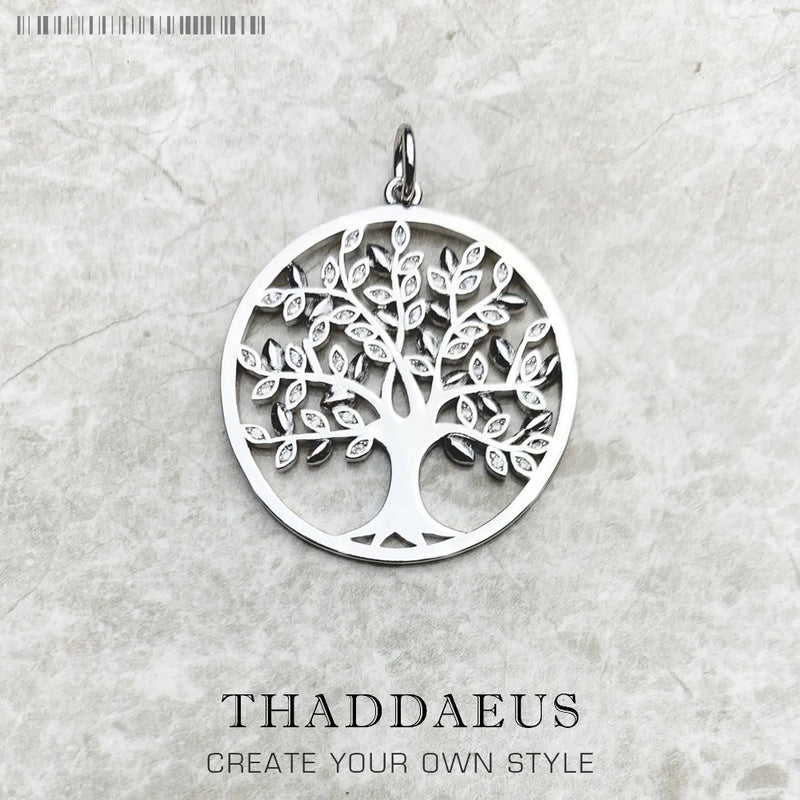 925 Silver Pendant Tree Romantic Jewelry Nature Gift
