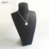 925 Sterling Silver Pendant Eye High Zircon Jewelry for Protection