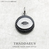 925 Sterling Silver Pendant Eye Jewelry European Style Gift