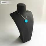 Turquoise Disc Fine Jewelry Pendant