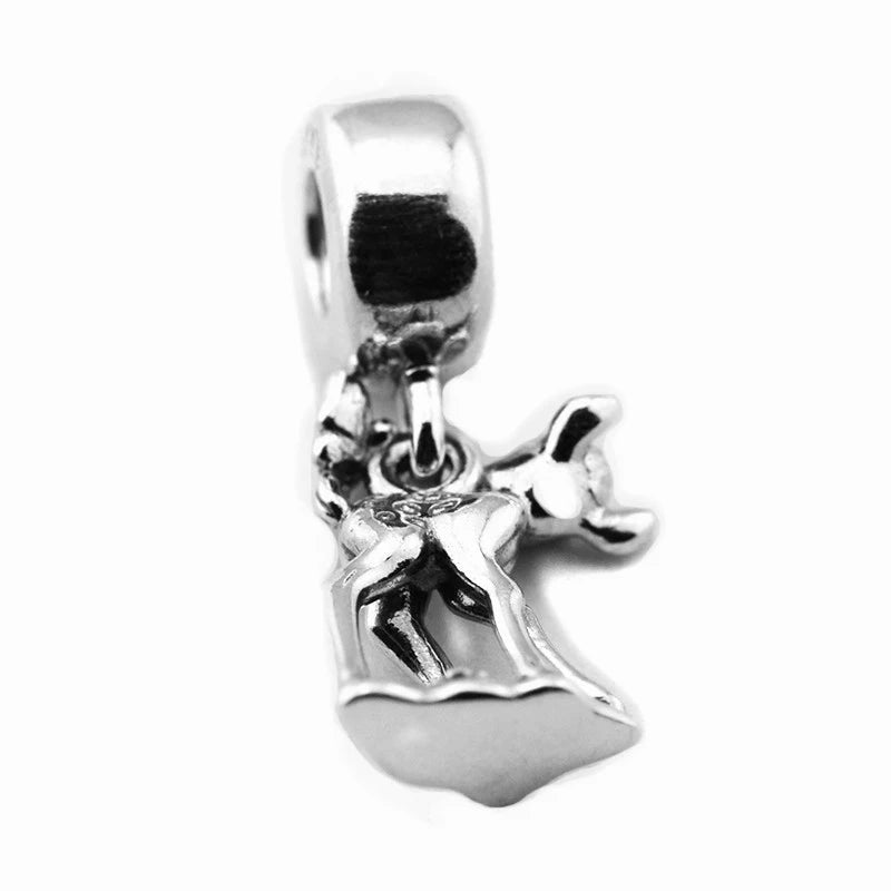 Vintage Floating Charms for Bracelets DIY 925 Sterling Silver Charms