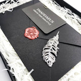 Feathers Jewelry 925 Sterling Silver Gift For Women Men