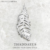 Feathers Jewelry 925 Sterling Silver Gift For Women Men