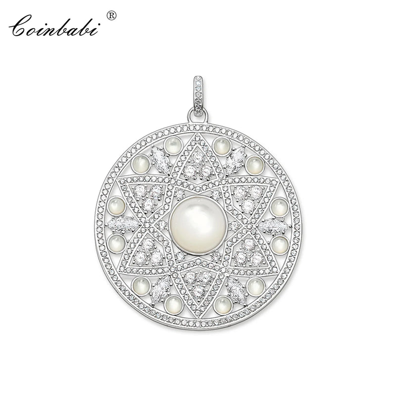 Opal Ornament 925 Sterling Silver Pendant for Women Gift Europe Style