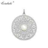 Opal Ornament 925 Sterling Silver Pendant for Women Gift Europe Style