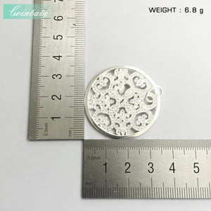 Pave 925 Sterling Silver Pendant Ornament for Women