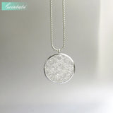 Pave 925 Sterling Silver Pendant Ornament for Women