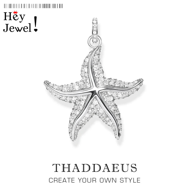 Pendant Starfish, 2021 Summer Jewelry Europe Bijoux Accessories Ocean Gift