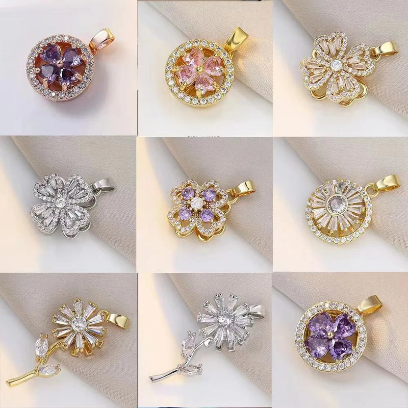 Rotating Pendant Accessories Bracelet Necklace DIY