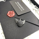 Pendant Wings Heart Black Vintage Jewelry Europe Bijoux Accessory