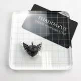 Pendant Wings Heart Black Vintage Jewelry Europe Bijoux Accessory