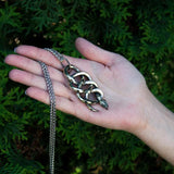 Animal Snack Necklace Sweater Chain Hip-Hop Ins Cold Clavicle Chain