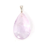 Amethyst Teardrop Pendant Necklace, Natural Stone from Brazil