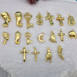 24k Plated Copper Pendant Necklace for Women Men
